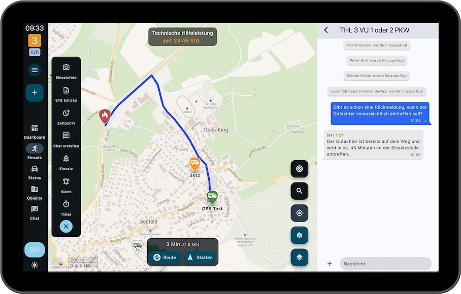 Der Chat V2 in der Commander App 2.0