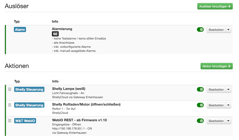 Instant Commands zur Automatisierung über das FF-Agent Gateway